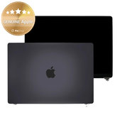 Wyświetlacz LCD do MacBook Pro 16", A3403 (2024), z przednim szkłem i pokrywą, Space Black, 661-42325, Genuine Apple