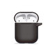 Etui silikonowe do AirPods 1 i 2, Przezroczysty, Czarny, Black