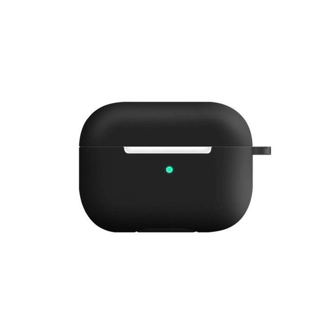 Etui silikonowe do AirPods Pro, Przezroczysty, Czarny, Black