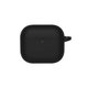 Etui silikonowe do AirPods 4, Przezroczysty, Czarny, Black
