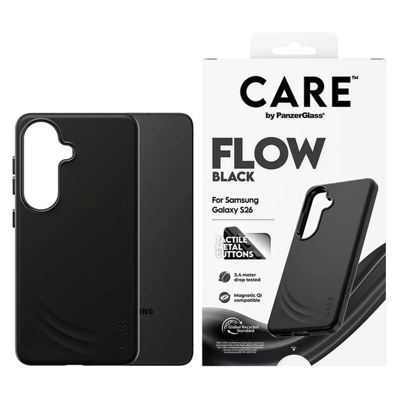 Etui FLOW z QI do Samsung Galaxy S26, Czarne, PanzerGlass