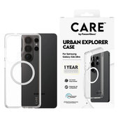 Etui Urban Explorer z białym QI do Samsung Galaxy S26 Ultra, Przezroczyste, PanzerGlass
