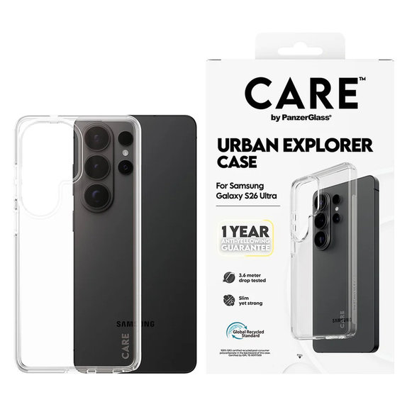 Etui Urban Explorer do Samsung Galaxy S26 Ultra, Transaparentná, PanzerGlass