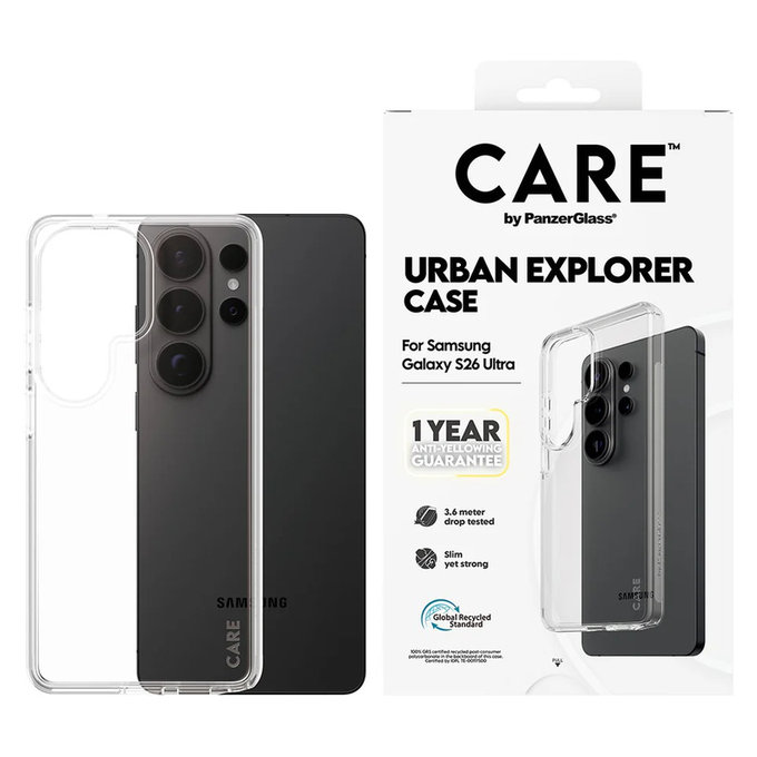 Etui Urban Explorer do Samsung Galaxy S26 Ultra, Transaparentná, PanzerGlass