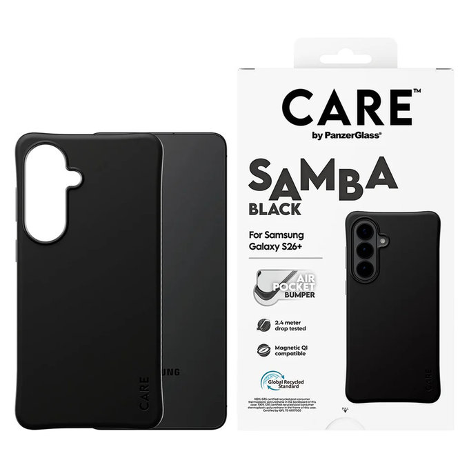 Etui Samba z QI do Samsung Galaxy S26+, Czarne, PanzerGlass