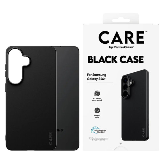 Etui TPU do Samsung Galaxy S26+, Czarne, PanzerGlass