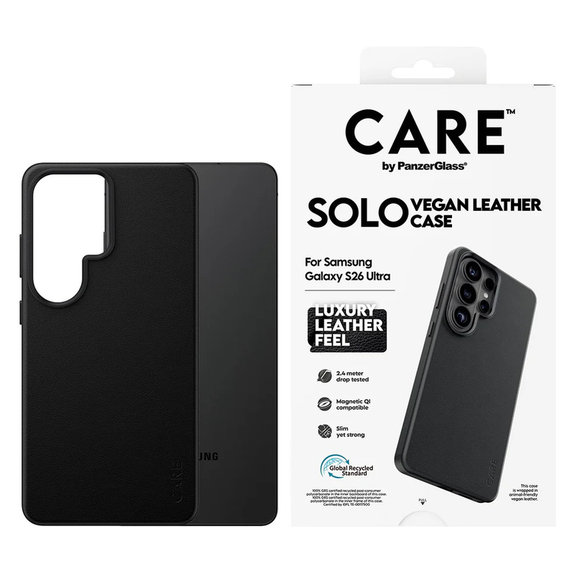 Etui Solo do Samsung Galaxy S26 Ultra, Czarne, PanzerGlass