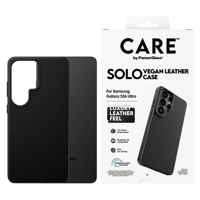 Etui Solo do Samsung Galaxy S26 Ultra, Czarne, PanzerGlass