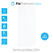 Szkło hartowane do Samsung Galaxy S24+, 10 Pack, FixPremium