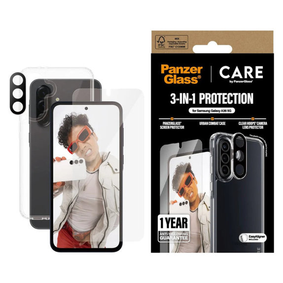 Bundle 3w1 do Samsung A36 5G, CARE