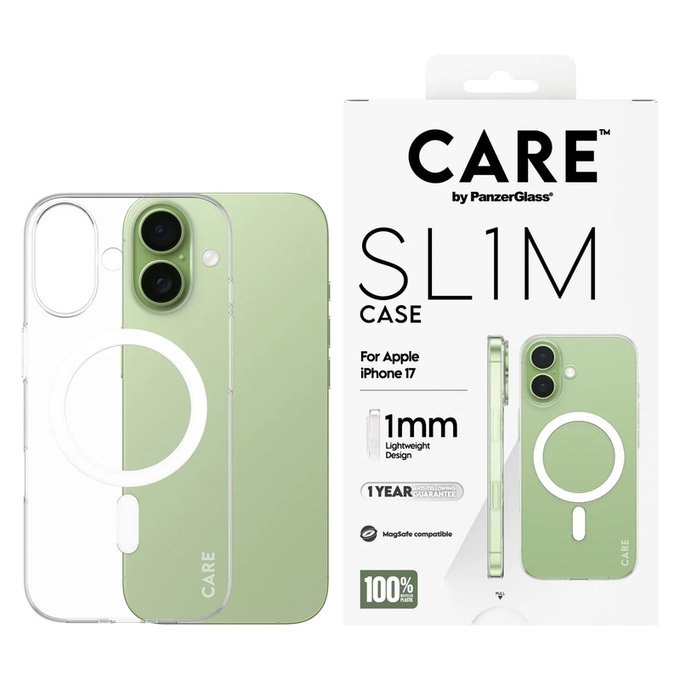 Etui SL1M do iPhone 17, Przezroczyste, PanzerGlass