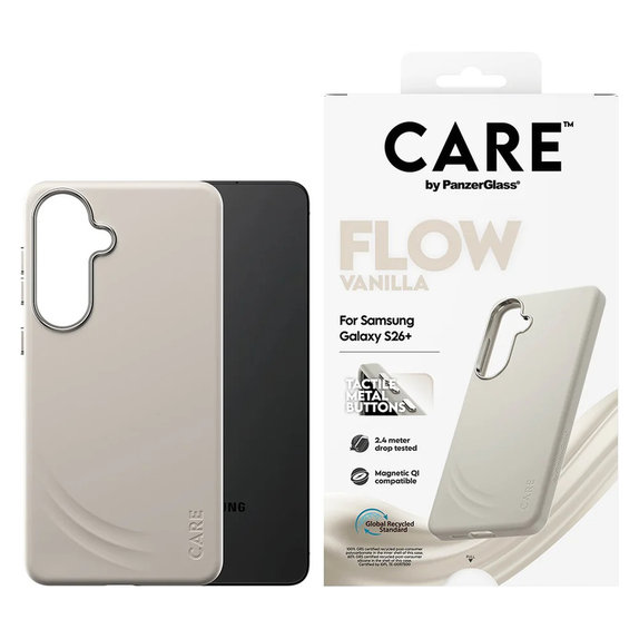 Etui FLOW z QI do Samsung Galaxy S26+, Vanilla, PanzerGlass