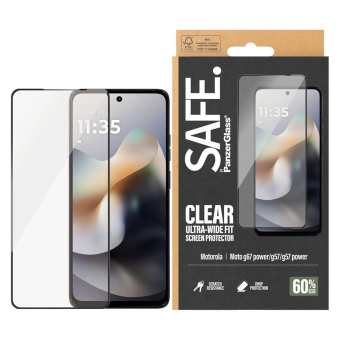 Szkło hartowane UWF do Motorola Moto G57 Power 5G, Czarne, PanzerGlass