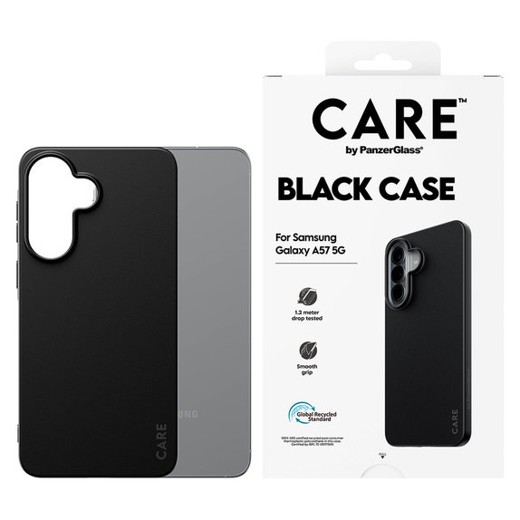 Etui TPU do Samsung Galaxy A57, Czarne, PanzerGlass