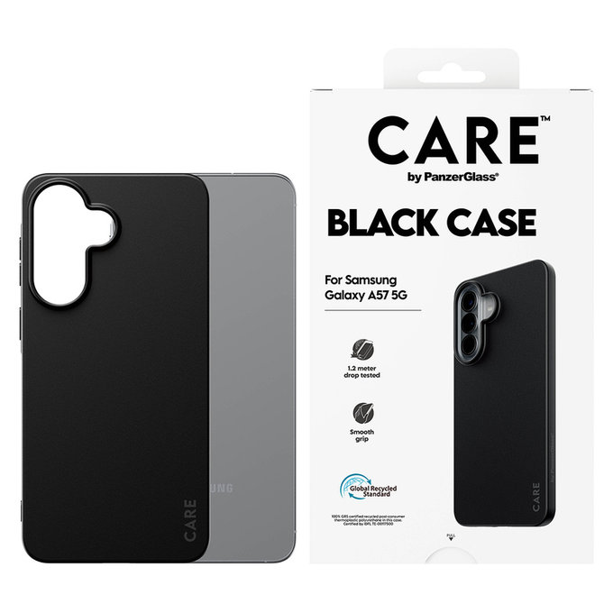 Etui TPU do Samsung Galaxy A57, Czarne, PanzerGlass