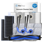 Zestaw części zamiennych do Ecovacs Deebot X11 Pro, X11 (1x Główna szczotka, 2x Filtr, 2x Szczotka boczna, 2x Ściereczka mopująca, 2x Worek na kurz)