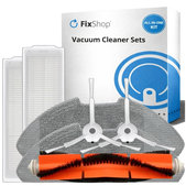 Zestaw części zamiennych do Xiaomi Mi Robot Vacuum Mop 2 Pro, 2 Lite (1x Główna szczotka, 2x Filtr, 2x Szczotka boczna, 2x Ściereczka mopująca)