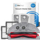 Zestaw części zamiennych do Xiaomi Roborock Q10 VF, Q10 VF+, S8 Pro, S8 Pro Plus (1x Główna szczotka, 2x Filtr, 2x Szczotka boczna, 2x Ściereczka mopująca, 2x Worek na kurz)