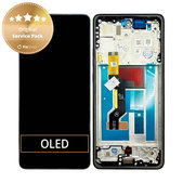 Wyświetlacz dla Motorola Moto G86 5G, Ekran dotykowy z ramką, Spellbound, 5D68C30474, Genuine Service Pack