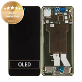 Wyświetlacz dla Motorola Edge 70, Ekran dotykowy z ramką, Bronze Green, 5D68C31543, Genuine Service Pack