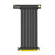 Kabel riser PCIe 4.0 x16 do karty graficznej, 20cm, czarny