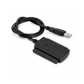Adapter USB 2.0 na IDE / SATA do dysków HDD/SSD 2,5" i 3,5", z zasilaniem EU