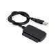 Adapter USB 2.0 na IDE / SATA do dysków HDD/SSD 2,5" i 3,5", z zasilaniem EU