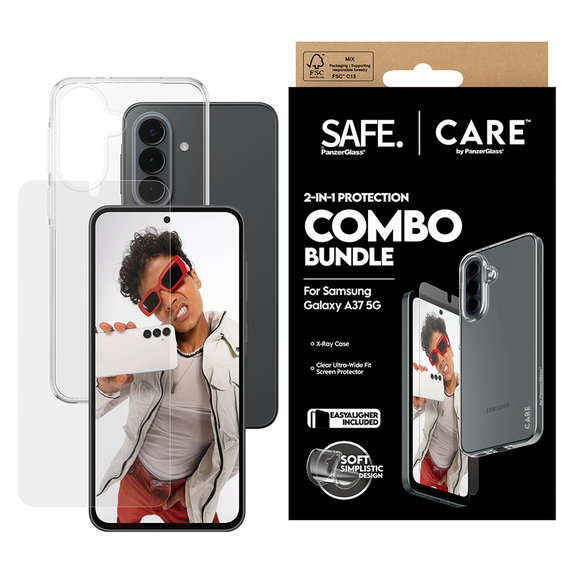 Bundle 2w1 do Samsung Galaxy A37, PanzerGlass