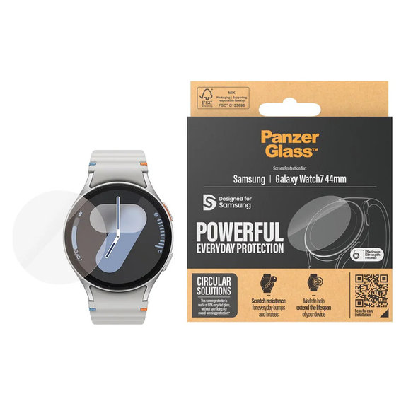 Szkło hartowane UWF do Samsung Galaxy Watch7 44 mm, Przezroczyste, PanzerGlass