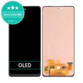 Wyświetlacz OLED do Samsung A52 4G A525F, Ekran dotykowy bez ramki