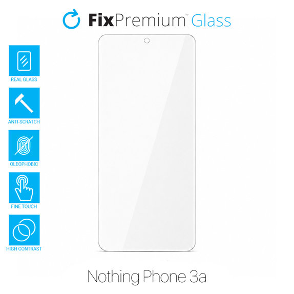 Szkło hartowane do Nothing Phone (3a), FixPremium