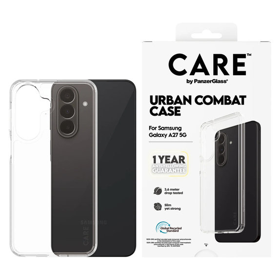 Etui Urban Combat do Samsung Galaxy A27, Przezroczyste, PanzerGlass