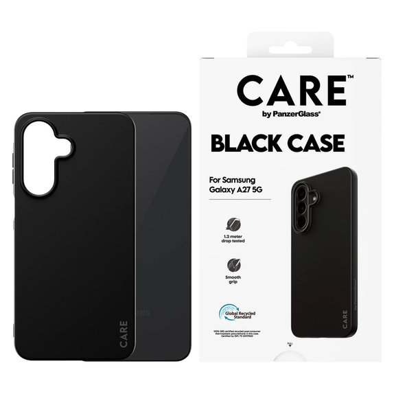Etui TPU do Samsung Galaxy A27, Czarne, PanzerGlass