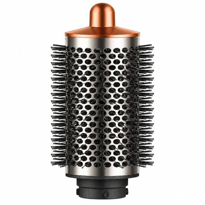 Duża okrągła szczotka zwiększająca objętość do Dyson Airwrap HS01, HS05, Nickel / Copper