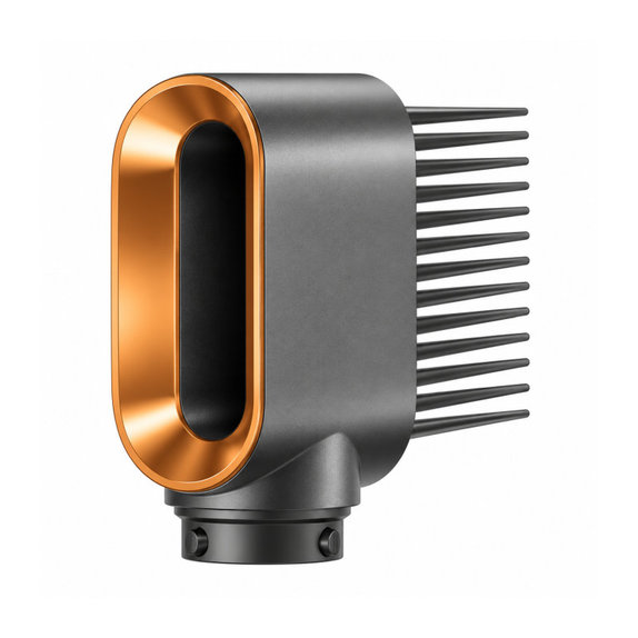 Grzebień z szerokimi zębami do Dyson Airwrap HS01, HS05, Nickel / Copper