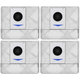 Worek na kurz, 4 szt., Antybakteryjny i usuwający zapachy do Ecovacs Deebot T-series, X-series