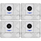 Worek na kurz, 4 szt., Antybakteryjny i usuwający zapachy do Ecovacs Deebot T-series, X-series