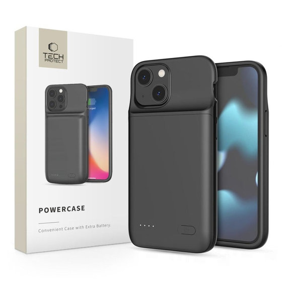 Powerbank Powercase 4700mAh do iPhone 12 Mini / 13 Mini, czarna, Tech-Protect