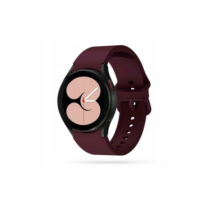 Pasek Iconband do Samsung Watch 4 / 5 / 5 Pro / 6 / 7 / FE, bordowa, Tech-Protect