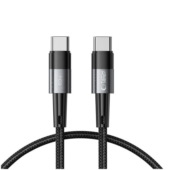 Kabel Ultraboost USB-C Cable PD 60W / 3A 25CM, szara, Tech-Protect