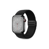 Pasek Nylonmag do Apple Watch 8 / 9 / 10 / 11 / SE / Ultra (44 / 45 / 46 / 49 mm), czarna, Tech-Protect