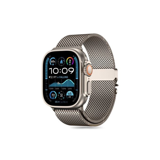 Pasek Milano do Apple Watch 8 / 9 / 10 / 11 / SE / Ultra (44 / 45 / 46 / 49 mm), Titanium, Tech-Protect