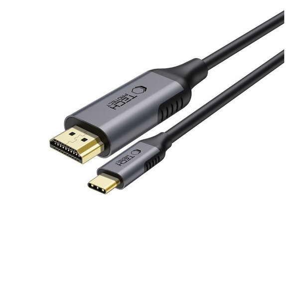 Kabel Ultraboost Cable USB-C / HDMI 2.0 4K 60Hz 180cm, czarna, Tech-Protect