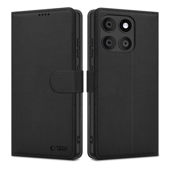 Etui Wallet do Motorola Edge 60 / 60 Fusion, czarna, Tech-Protect
