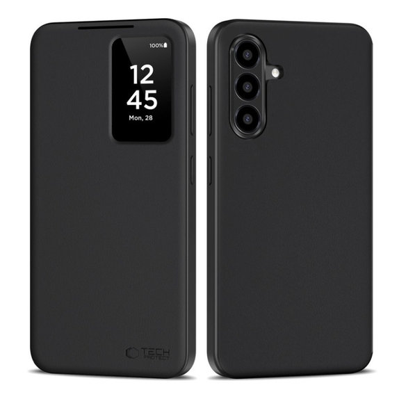 Etui Smart Wallet do Samsung A56 5G, Matte Black, Tech-Protect