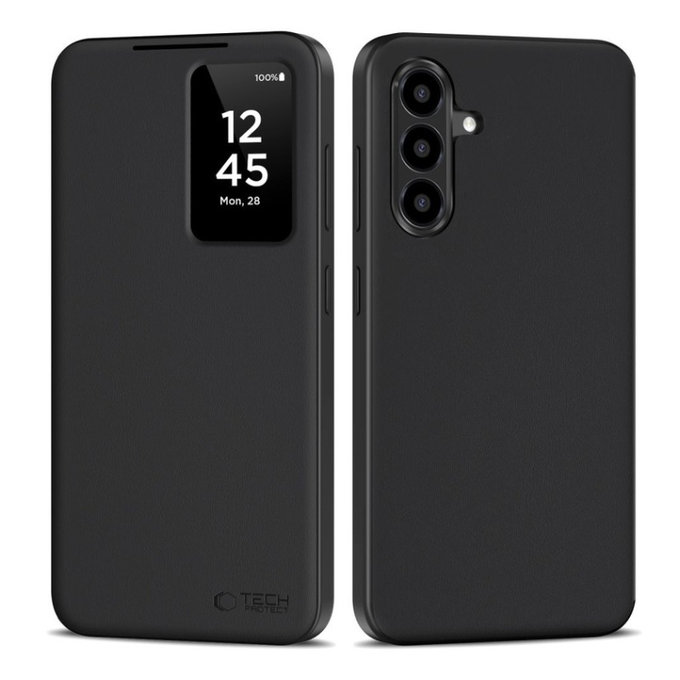 Etui Smart Wallet do Samsung A56 5G, Matte Black, Tech-Protect