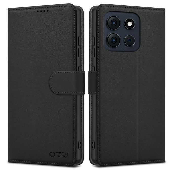 Etui Wallet do Motorola Moto G56 5G, czarna, Tech-Protect