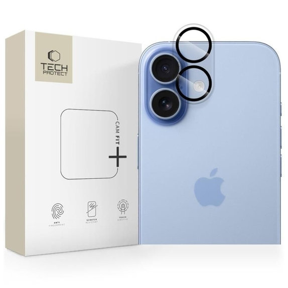 Osłona aparatu Cam Fit+ do iPhone 17, przezroczysta, Tech-Protect