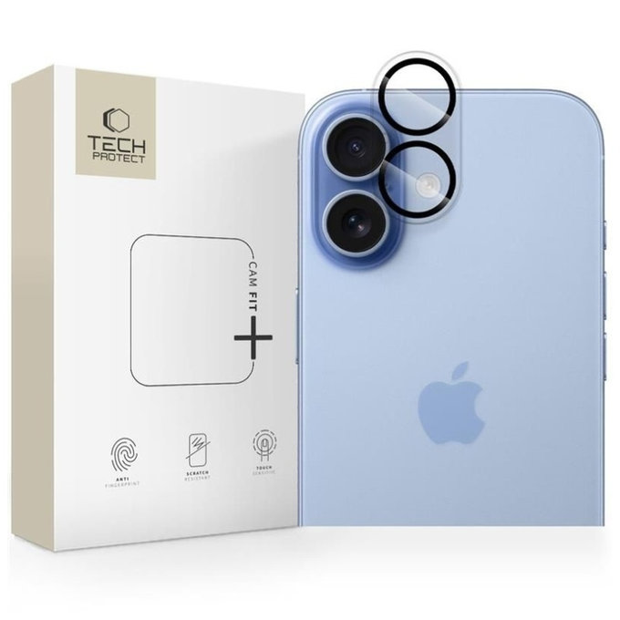 Osłona aparatu Cam Fit+ do iPhone 17, przezroczysta, Tech-Protect