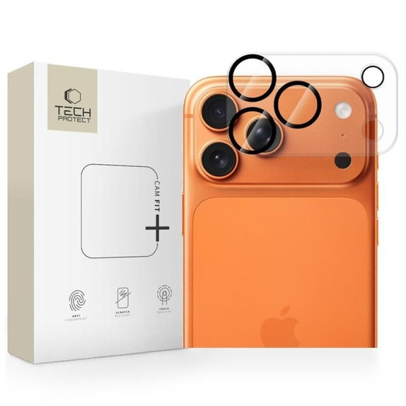 Osłona aparatu Cam Fit+ do iPhone 17 Pro, przezroczysta, Tech-Protect
